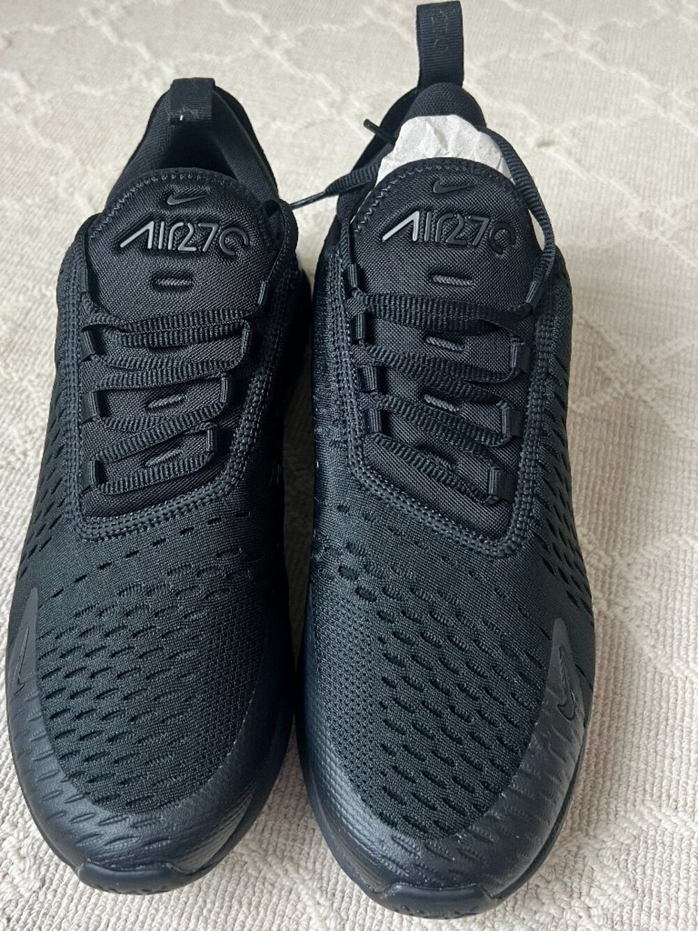 Nike Air Max 270 Triple Black Men’s Size 9.5 New in Box AH8050-005